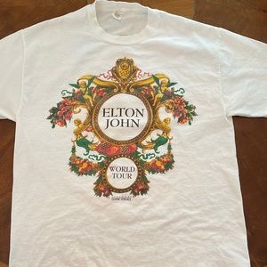Vintage Elton John 92/93 World Tour T-Shirt
